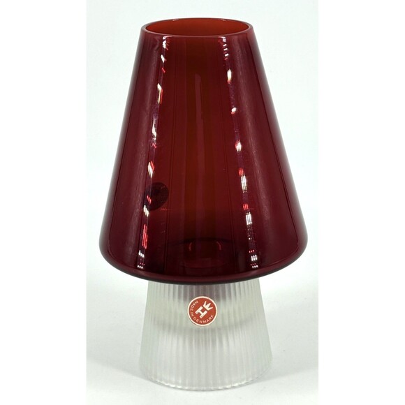 Per Lütken for Holmegaard. A rare 16 cm "Hygge" lamps for candles in red - Picture 2 of 7